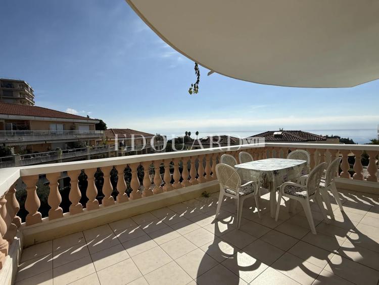 En exclusivité trois pièces avec terrasse, vue mer et garage, dans résidence de standing avec piscine