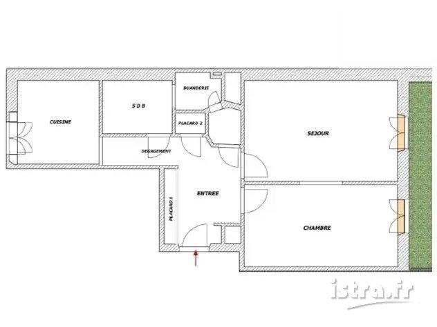 Nice Clémenceau – 2 pièces traversant 49,50m²