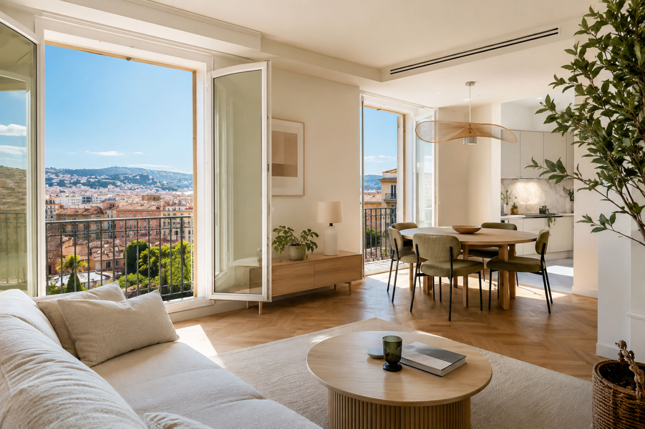 Appartement 3 pièces à Nice