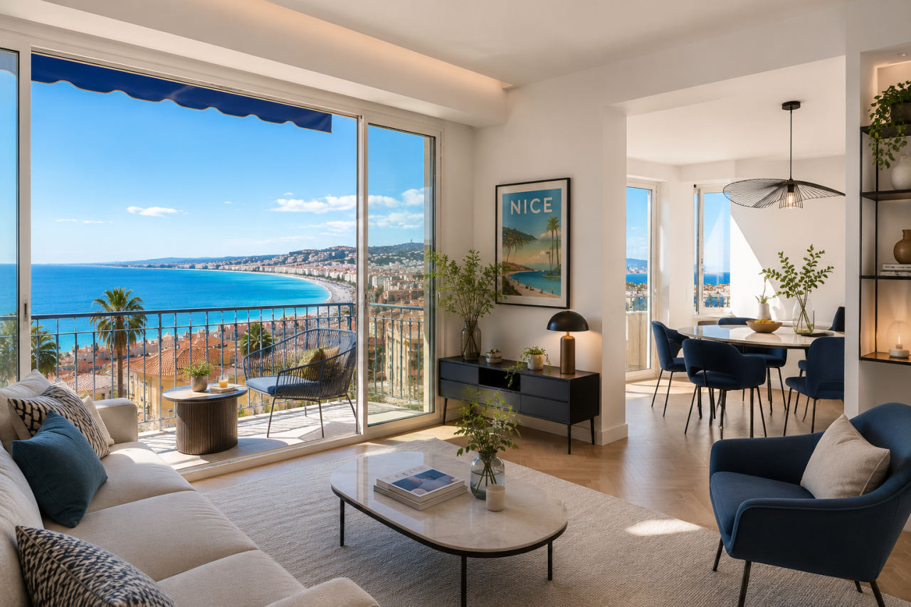 Appartement vue mer à Nice