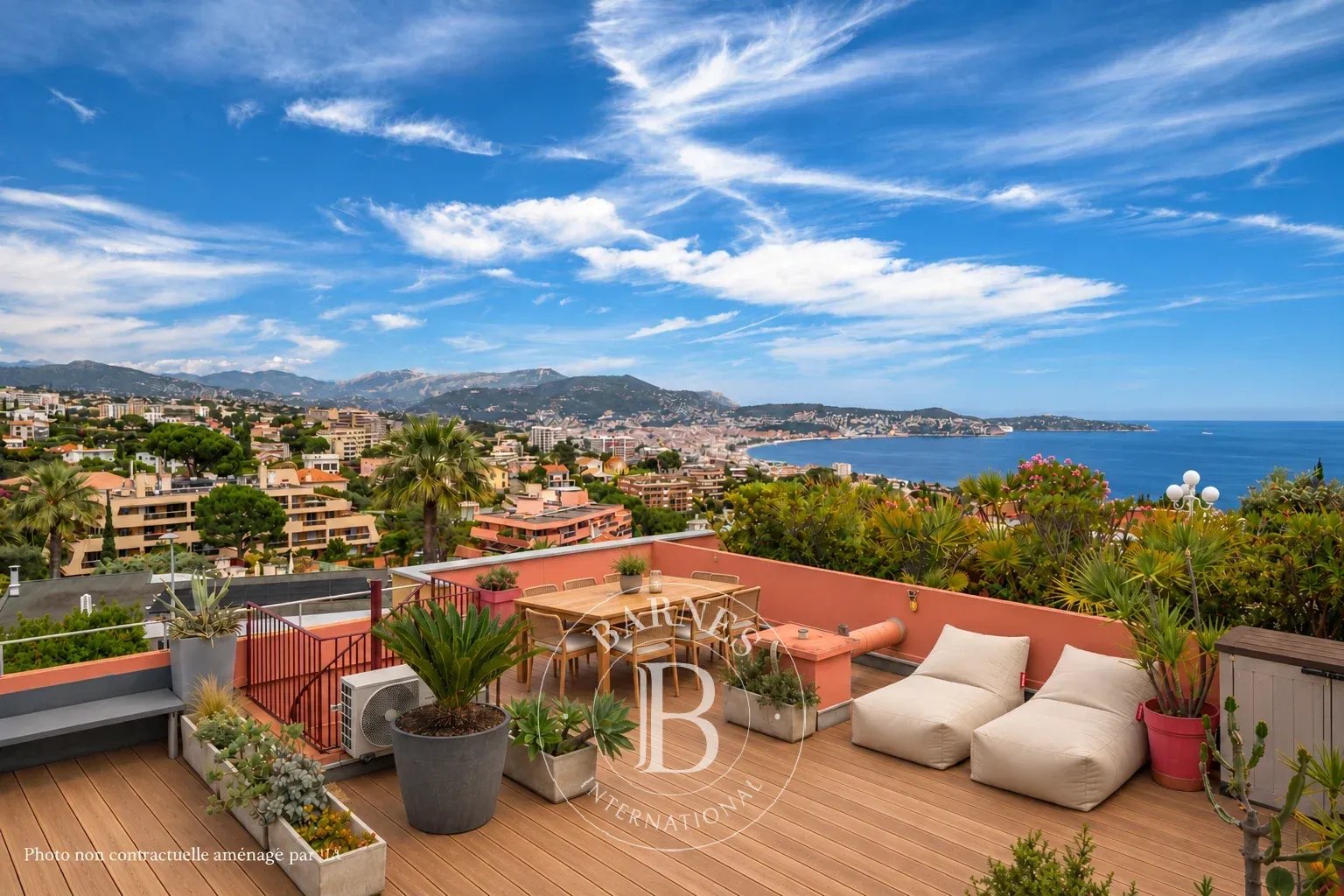 NICE - LANTERNE - TOIT TERRASSE - VUE MER PANORAMIQUE