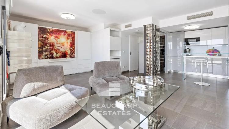 Appartement esprit loft avec vue mer - Nice Gairaut