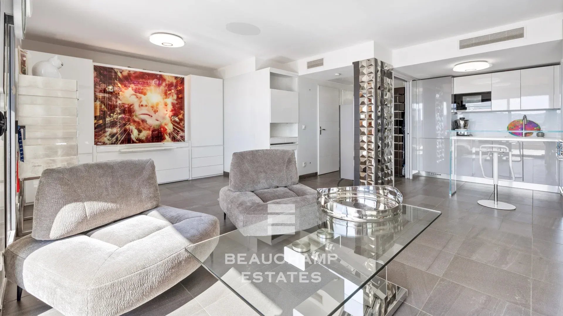 Appartement esprit loft avec vue mer - Nice Gairaut