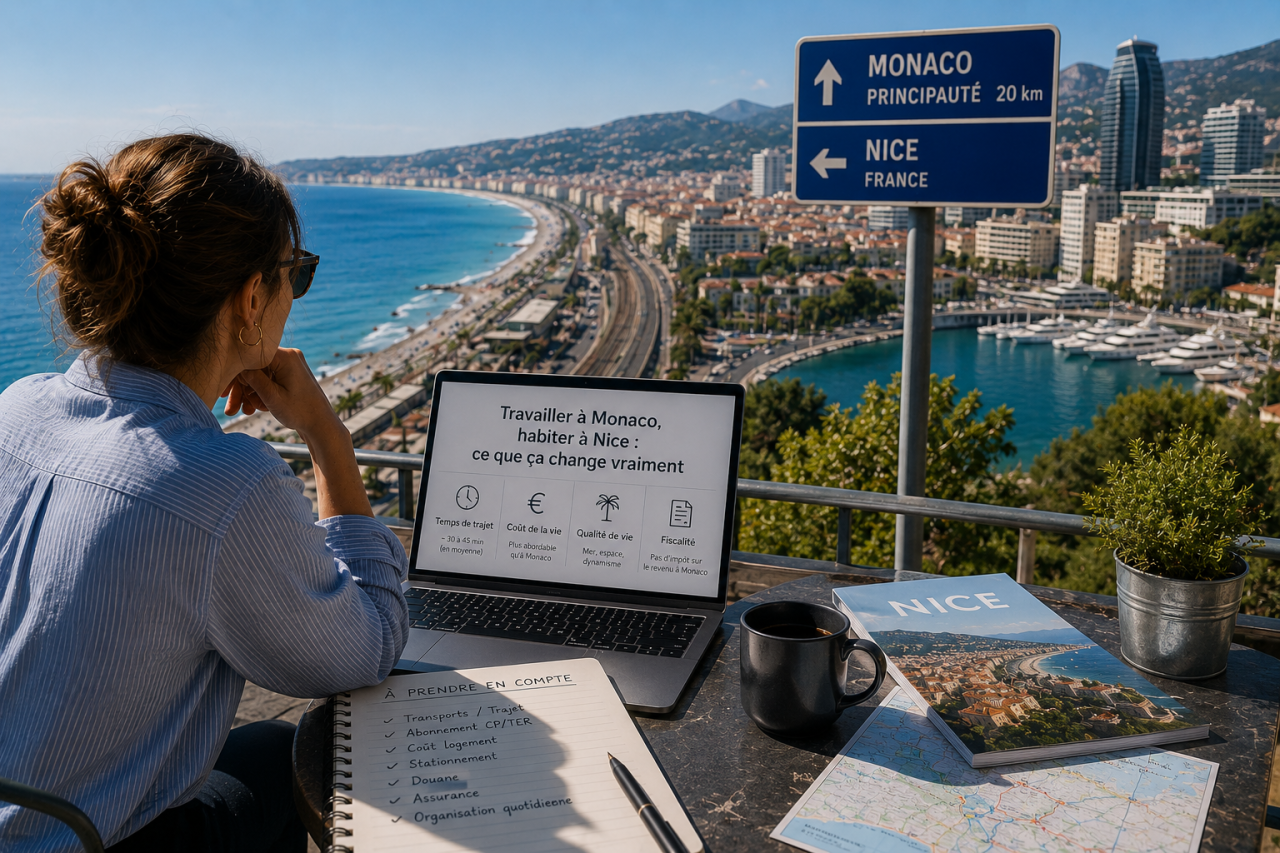Travailler à Monaco, habiter à Nice