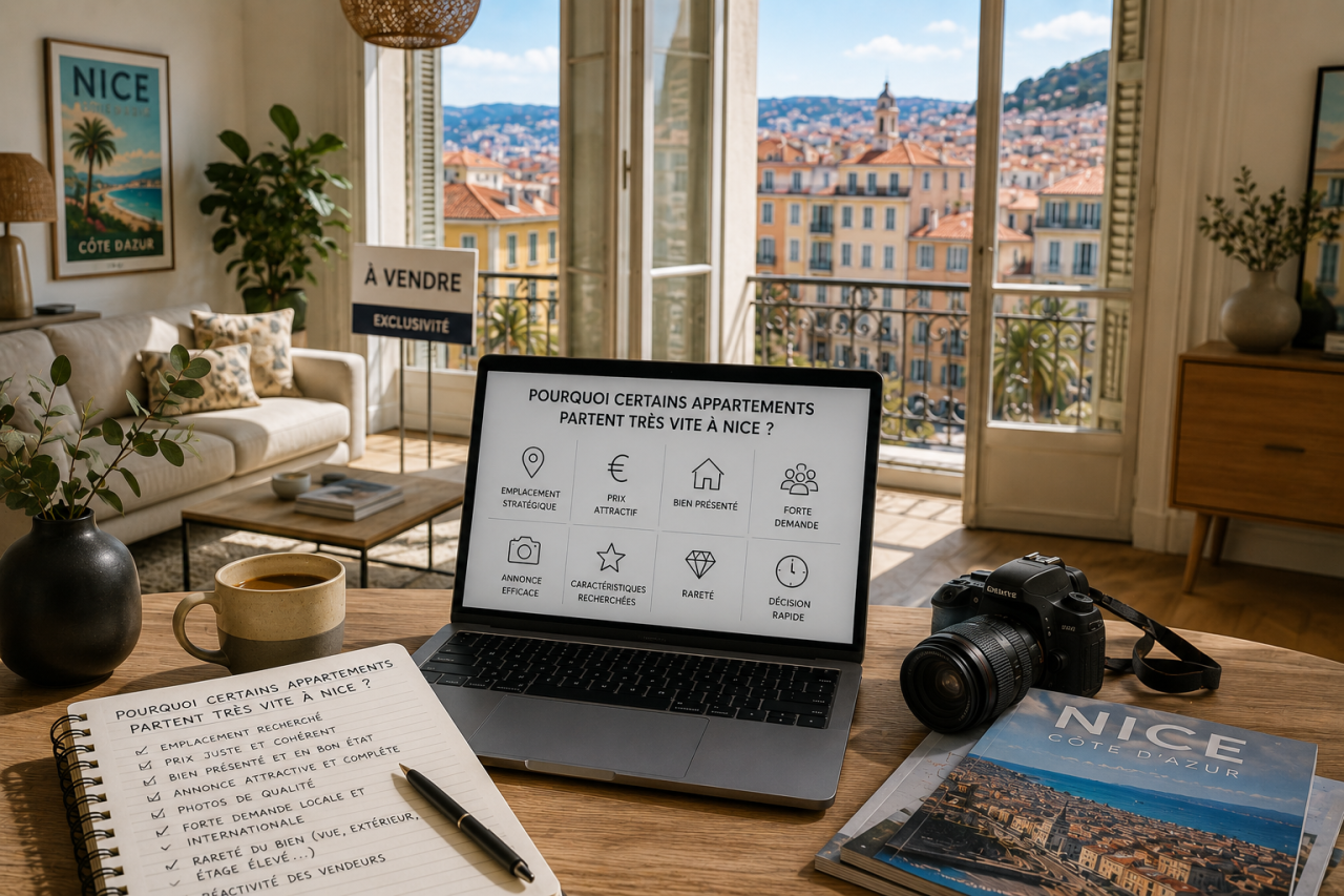 Pourquoi certains appartements partent très vite à Nice ?